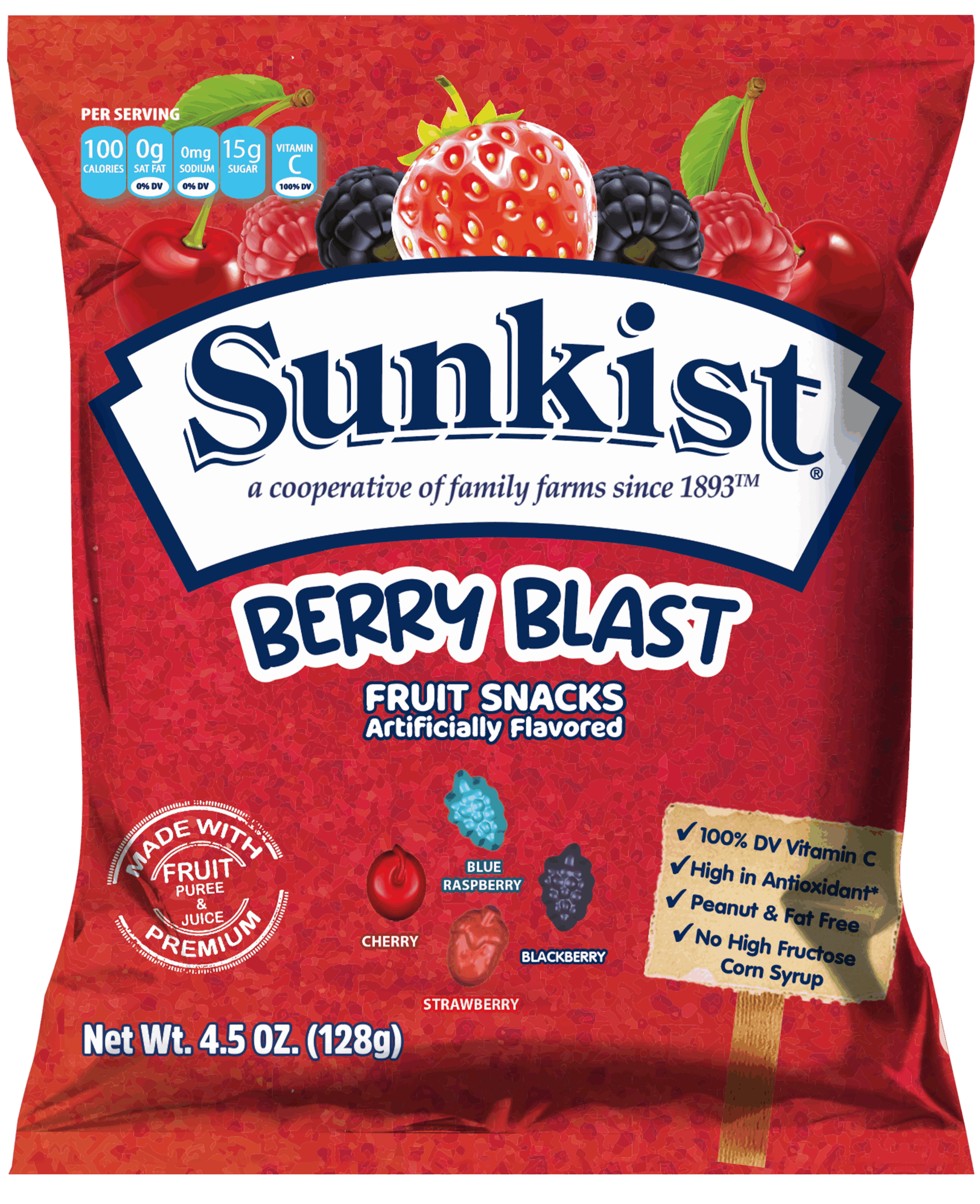 sunkist berry peg bag 4.5 oz