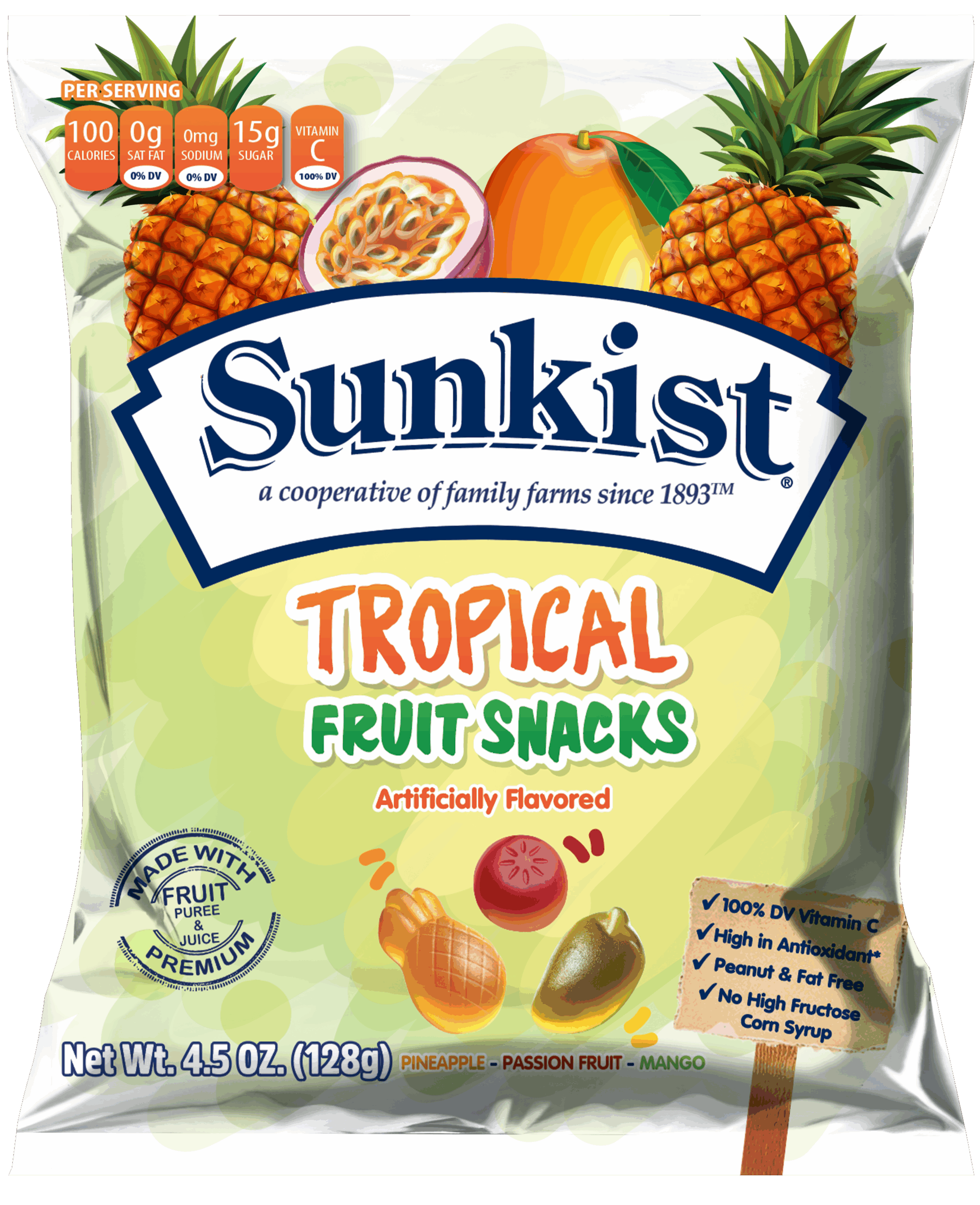 sunkist tropical peg bag 4.5 oz